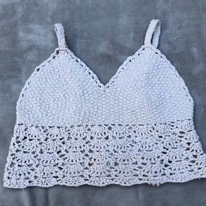 Knitted bralette